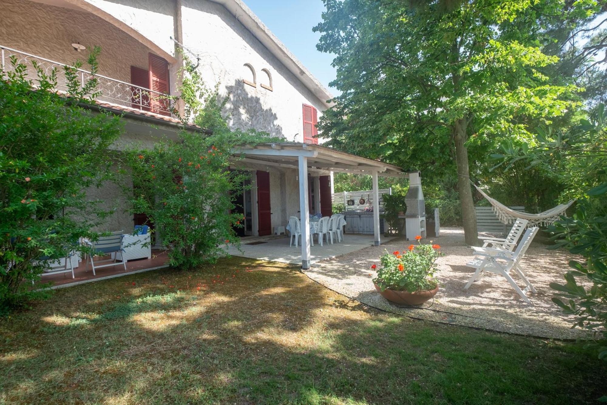 142 - Villa Blu A Marcelli - Villa Quadrilocale A Marcelli Con Ampio Giardino , Aria Condizionata E Wifi - Spiaggia Inclusa Nel Prezzo Exterior photo